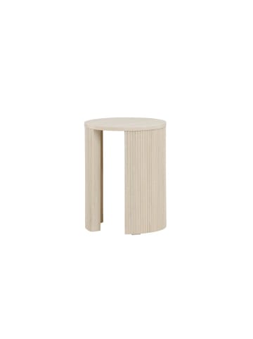 ebuy24 Beistelltisch Bristol Whitewash 40 x 40 cm