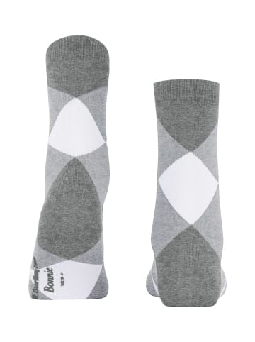 Burlington Socken 1er Pack in Grau/Weiß