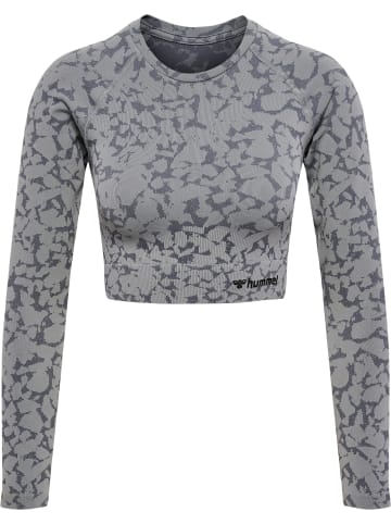 Hummel Hummel T-Shirt Hmlmt Yoga Damen Atmungsaktiv Feuchtigkeitsabsorbierenden Nahtlosen in SHARKSKIN