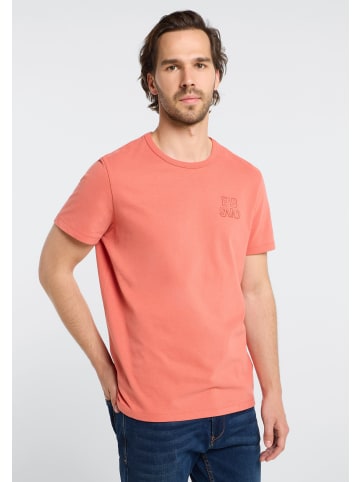 ELBSAND T-Shirt Jivo in Brick Red