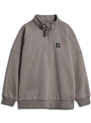 Sometime Soon Halbreißverschluss Sweatshirt Stsharry Kinder in STEEPLE GRAY