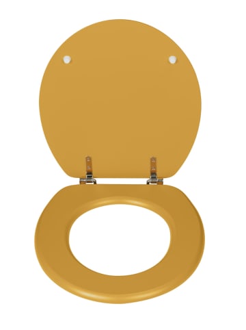 Wenko WC-Sitz Prima Senfgelb matt, WC-Sitz Mod. Prima Senfgelb matt in Gelb
