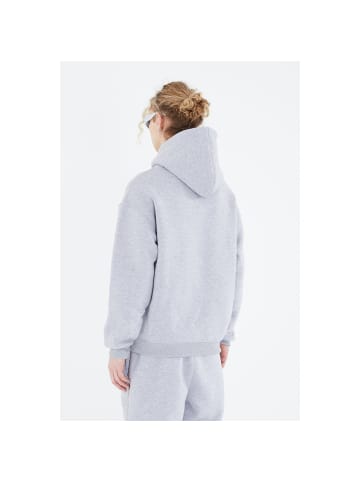 Megaman Oversize Fit Basic Hoodie in Grau-Melange