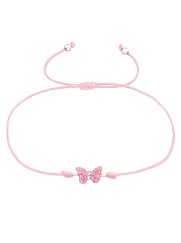 Bungsa Bettelarmband in Rosa, Pink, Silber