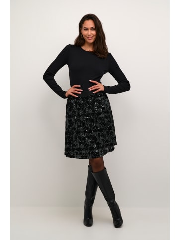Kaffe Rock KAgrit in Black/dark silver sequin