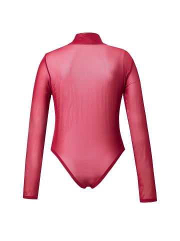 Langarmshirt in purpurrot