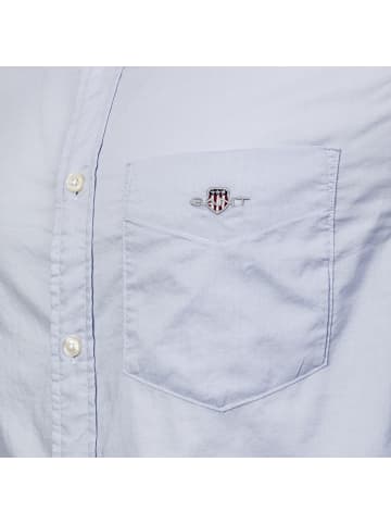 Gant Langarmhemd Reg Classic Poplin in hellblau
