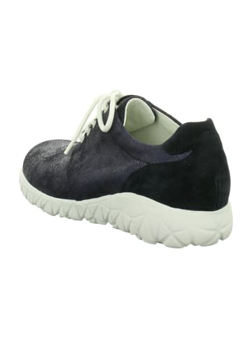 WALDLÄUFER Komfort Schnürschuhe in Blau