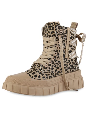 VAN HILL Sneaker High Grace in Leopard