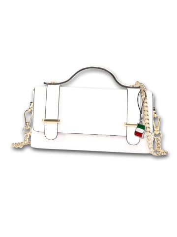 Florence Leder Handtasche Florence Tasche weiß ca. 19cm