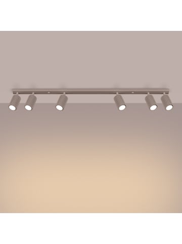 Nice Lamps Plafond GLEAM 6 taupe H 16.5 cm