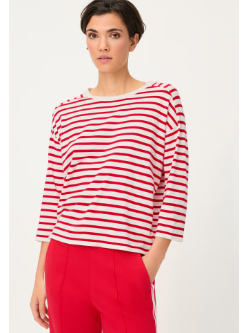 Olsen Shirt Cora in rot weiß - 0001