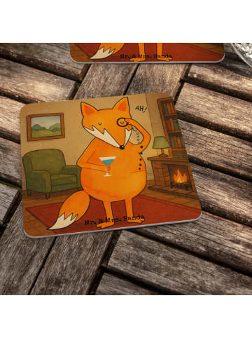 Mr. & Mrs. Panda Tassenuntersetzer Fuchs Lord Design ohne Spruch in Weiß