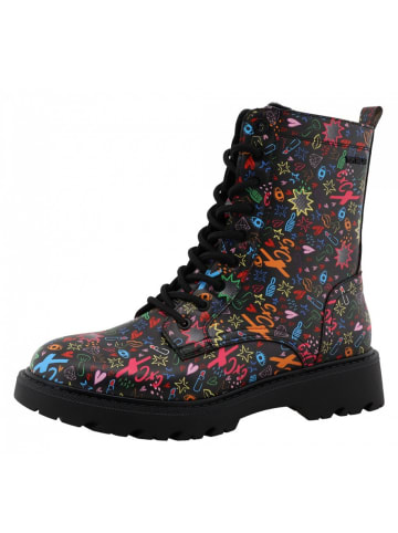 Tom Tailor Schnürstiefel  in Mehrfarbig