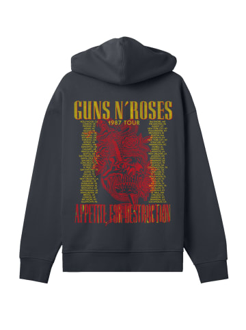 F4NT4STIC Hoodie Guns N' Roses 1987 Tour Vintage Rock in off black