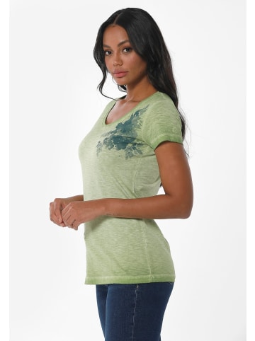 Organication T-Shirt "WOR13325" in Grasgrün