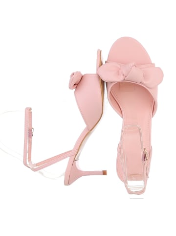 Ital-Design High-Heel Sandalette in Hellrosa