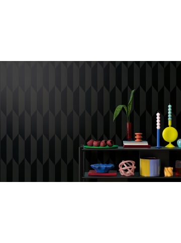 A.S. Création Tapete Cosmo Prism in Schwarz-Metallic 