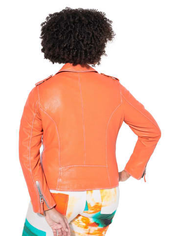 Angel of Style Lederjacke in orange