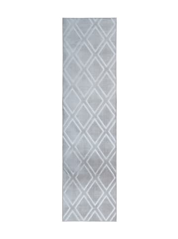 Kurzflor Teppich Manuel 325 in Graublau