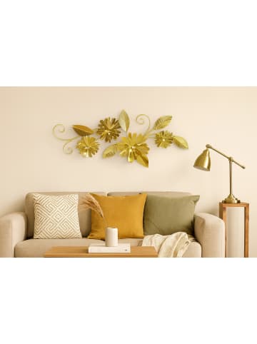 möbel-direkt Wanddekoobjekt Blüten in gold