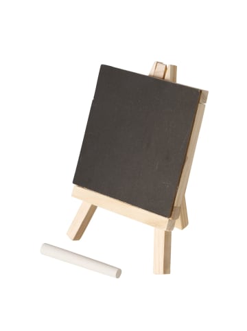 Boltze Mini Kreidetafel für Notizen, CHALKY in Schwarz, (B) 8,5 x (H) 15 x (L) 10 cm