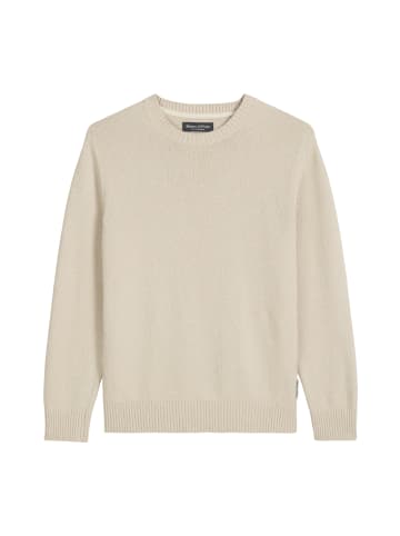 Marc O'Polo Bouclé-Pullover regular in Light Oat