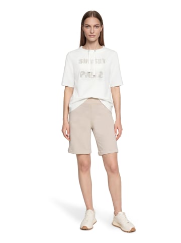 Betty Barclay Sweatshirt mit Stehkragen in Rohweiß