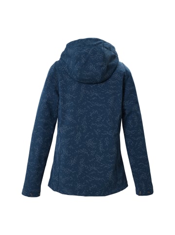 Softshelljacke mit Kapuze in Petrol2510