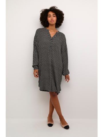 Kaffe Kleid KAamber in Black_Turtledove_Graphic_Print