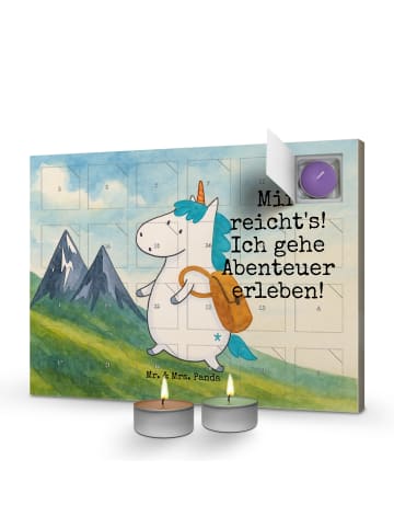 Mr. & Mrs. Panda Duftkerzen Adventskalender Einhorn Bergsteiger ... in Weiß