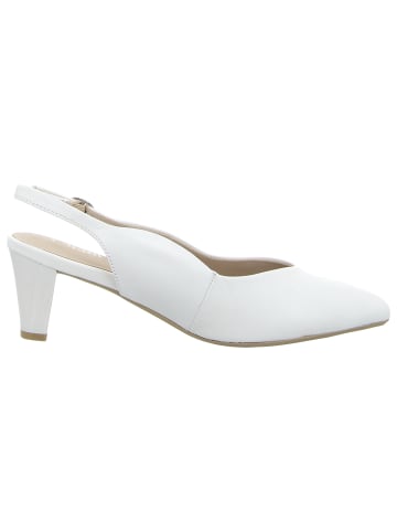 Caprice Slingpump in weiss