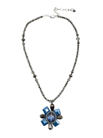 collezione alessandro Kurze Kette " Venedig " in blau