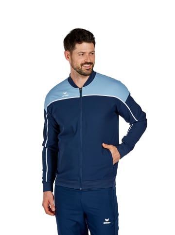 erima Herren Change By Erima Präsentationsjacke in new navy/faded denim/weiß
