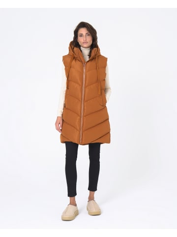 Freshlions Steppweste Elisa in brown