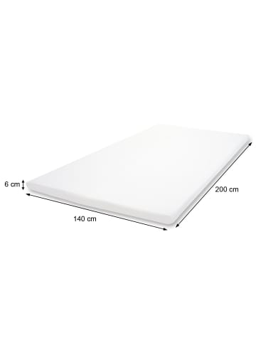 MCW Memoryfoam-Matratzentopper E63, 140x200cm Viscoschaum