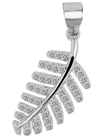 Adeliás Damen Anhänger aus 925 Silber mit Zirkonia in silber