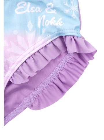 Disney Frozen Disney Die Eiskönigin Tankini Badeanzug Elsa Frozen Zweiteiler in lila