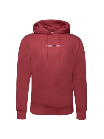 Tommy Hilfiger Kapuzenpullover Tommy Jeans Straight Logo in rot