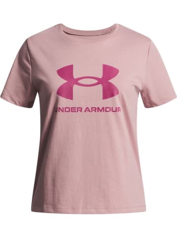 Under Armour Sportshirt "Big Logo T-Shirt" in Pink