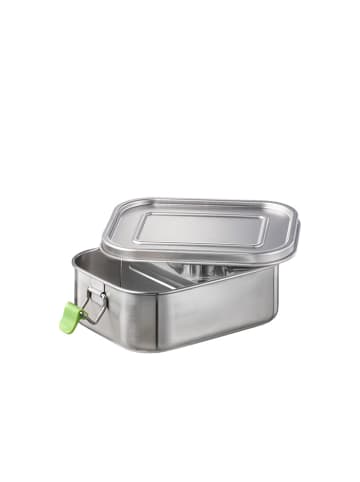 APS Lunchbox 0,8 Liter in Edelstahl 18,5 x 13,5 cm, H: 6,5 cm 