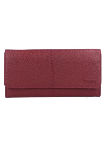 Esquire Verona Geldbörse RFID Leder 19 cm rot