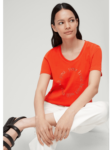 s.Oliver T-Shirt kurzarm in Orange