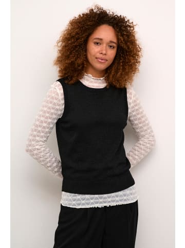 Kaffe Strickpullover KAregina Regular fit in Black metallic