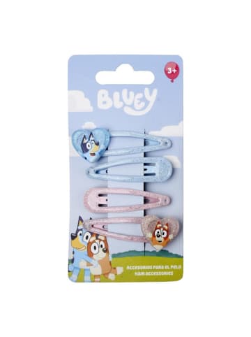 Bluey Haarspangen Set 4-teiliges Haarschmuck-Set für Kinder & Mädchen