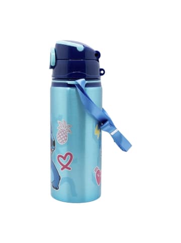 Lilo & Stitch Trinkflasche 730ml Aluminiumflasche mit Strohhalm & Gurt