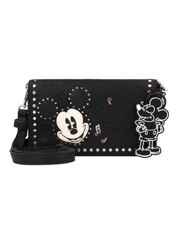 Desigual Mickey Rock Clutch Geldbörse 19 cm in schwarz