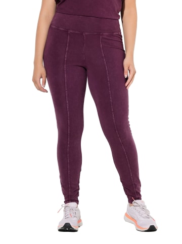 Ulla Popken Leggings in traubenrot