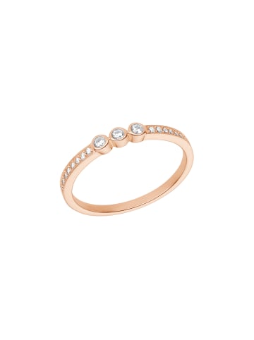 S. Oliver Jewel Ring Silber 925, rosévergoldet in Roségold