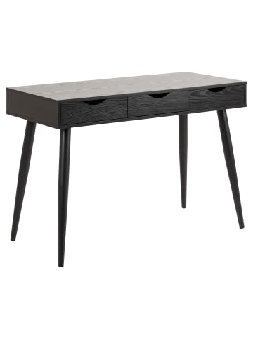 ebuy24 Schreibtisch Nete Schwarz 110 x 50 cm